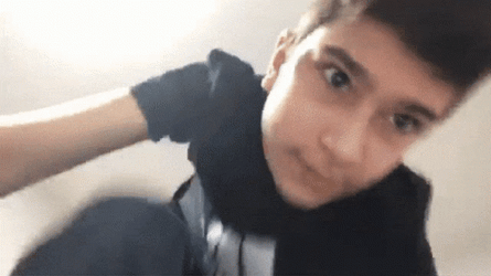 Little Boy Stomp GIF