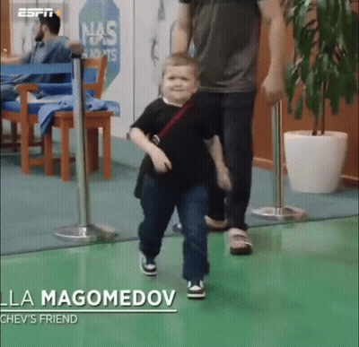 Little Boy Walking With Man La Magomedov GIF