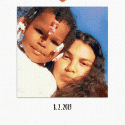 Little Girl And Woman Date 8.2.2019 GIF