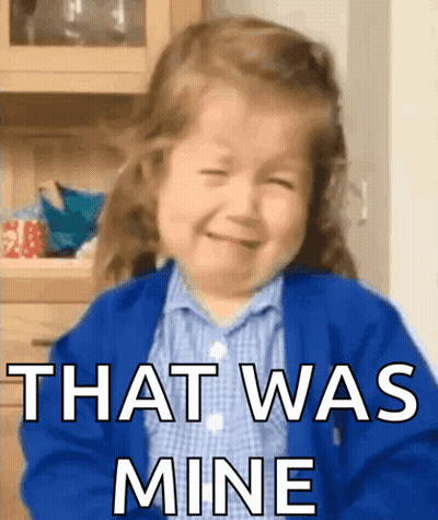 Little Girl Crying With That Was Mine GIF