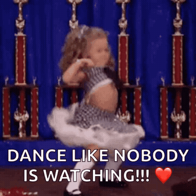 Little Girl Dancing Dance Like Nobody Is Watching GIF