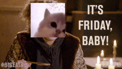 Little Girl Dancing It's Friday GIF