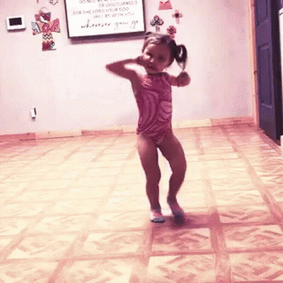 Little Girl Dancing GIF
