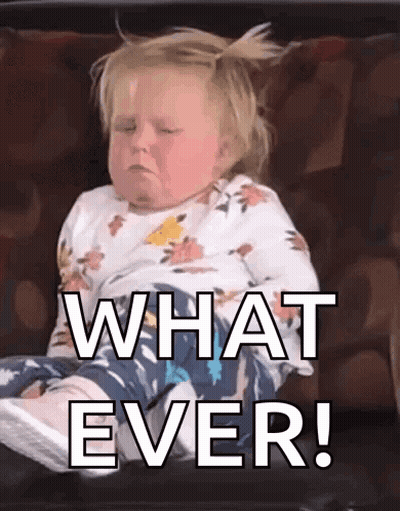 Little Girl Eyes Closed What Ever GIF