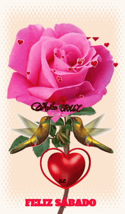 Little Girl Holding Red Heart Feliz Sabado GIF