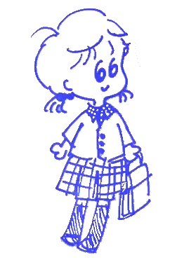 Little Girl Holding Tennis Racquet Sticker