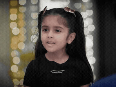 Little Girl In Black T-Shirt My Future We Will Go GIF