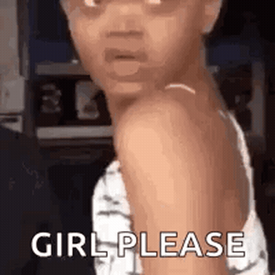 Little Girl In Sunglasses Saying Girl Please GIF