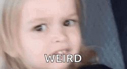Little Girl Inside The Car Weirdo GIF