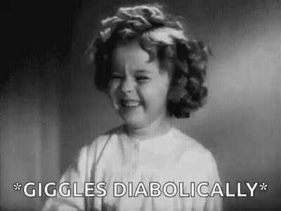 Little Girl Laughing In Black And White Photo GIF
