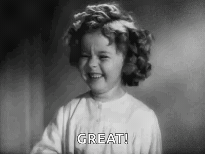 Little Girl Laughing Saying Great GIF