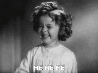 Little Girl Laughing Saying He He He GIF
