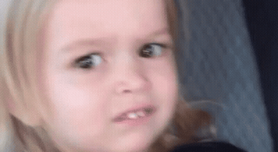 Little Girl Making Funny Face GIF