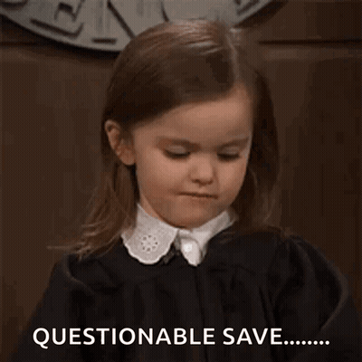 Little Girl Making Funny Face Questionable Save GIF