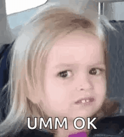 Little Girl Making Funny Face GIF