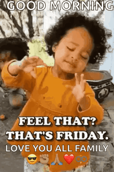 Little Girl Making Peace Sign GIF