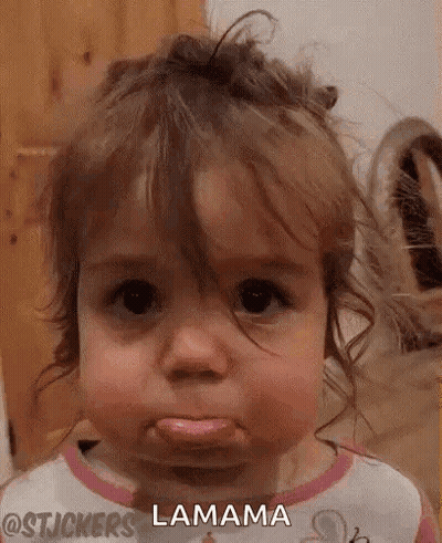 Little Girl Messy Face Funny Mouth Open GIF