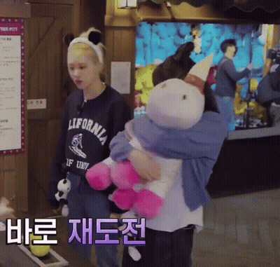 Little Girl Next To Stuffed Animal Saying He's So Fluffy I'm Gonna Die GIF