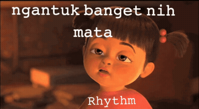 Little Girl Ngantukan Banget Nih Mata Mata Rhythm GIF