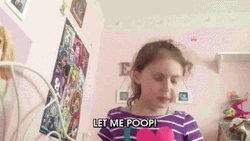 Little Girl Pleading Gotta Poop GIF