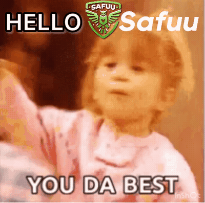 Little Girl Saying Hello Safuu GIF