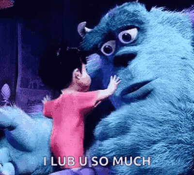 Little Girl Saying I Lub U So Much GIF