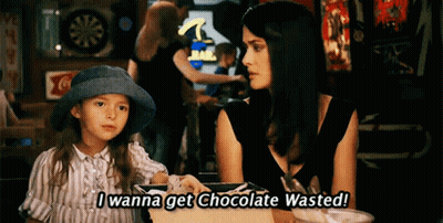 Little Girl Saying I Wanna Get Chocolate Wasted GIF