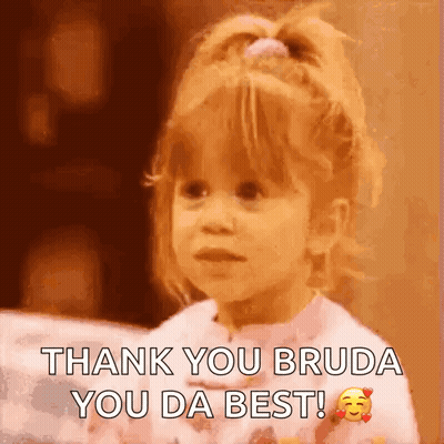 Little Girl Saying Thank You GIF