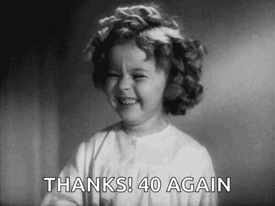 Little Girl Saying Thanks 40 Again GIF