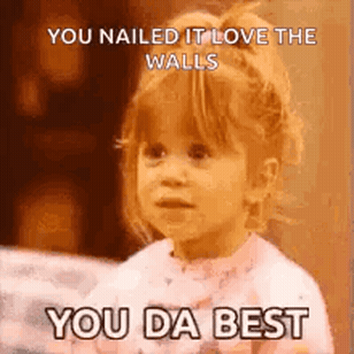Little Girl Saying You Nailed It Love The Walls GIF