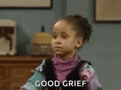 Little Girl Says Good Grief GIF