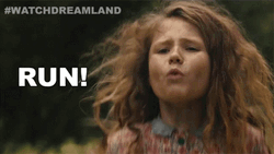 Little Girl Scream Phoebe Running GIF