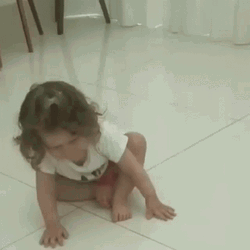 Little Girl Shouting And Crying  GIF