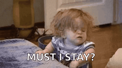 Little Girl Sitting On Couch Crying Says Must I Stay GIF