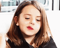 Little Girl Thinking Hmmmm GIF