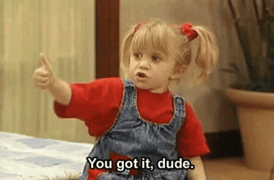 Little Girl Thumbs Up Saying You Got It Dude GIF