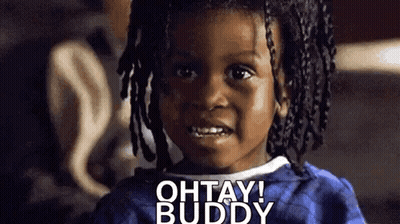 Little Girl With Dreadlocks Smiling Says Ohtay Buddy GIF