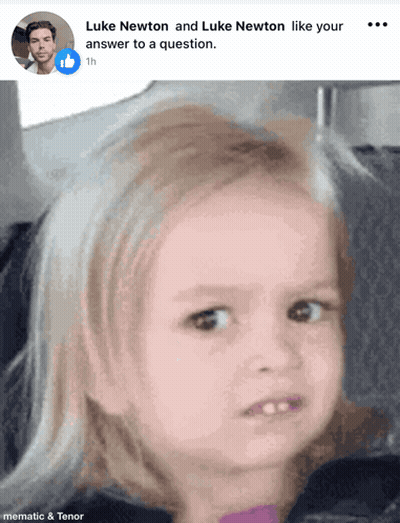 Little Girl With Luke Newton Caption GIF