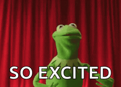 Little Girl With Pigtails and Tie Smiling Says Yeah So Excited