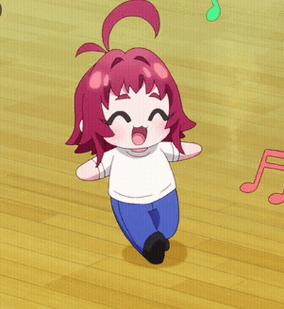Little Girl With Red Hair Laying On Floor GIF