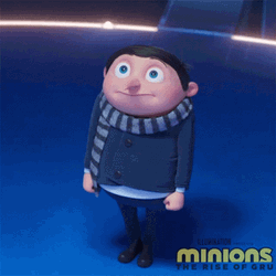 Little Gru Ahem GIF