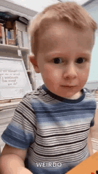 Little Guy Weirdo Reaction GIF