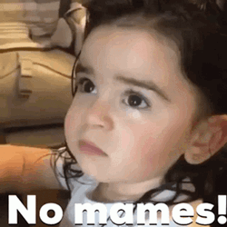 Little Kid Smirk No Mames Reaction GIF