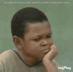 Little Man Thinking Sad Meme GIF