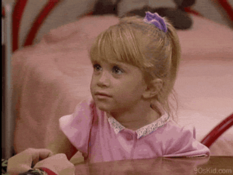 Little Mary Kate-Olsen Rolling Her Eyes Duhhh GIF