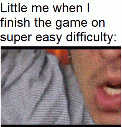 Little Me Finish Super Easy Game Mouth Close Up GIF