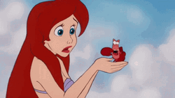 Little Mermaid Ariel Can't Speak GIF