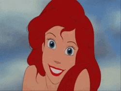 Little Mermaid Ariel Smiling Pretty GIF