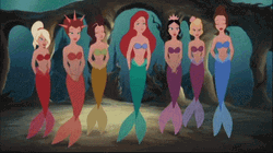 Little Mermaid Bowing GIF