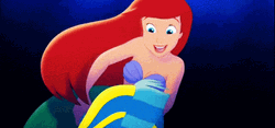 Little Mermaid Spinning Dancing Under Water GIF